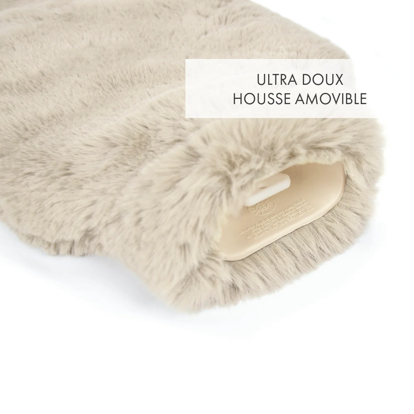 Bouillotte Avec Housse - Blanc - Uni - Image 4