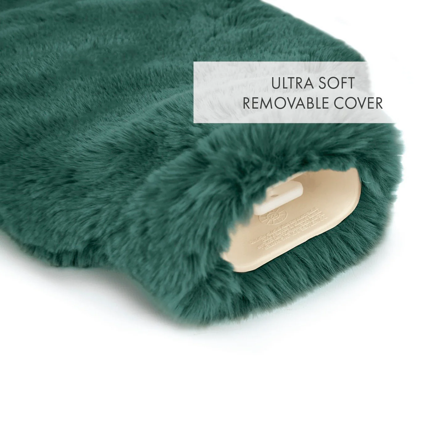 Bouillotte Avec Housse - Vert - Uni - Image 3
