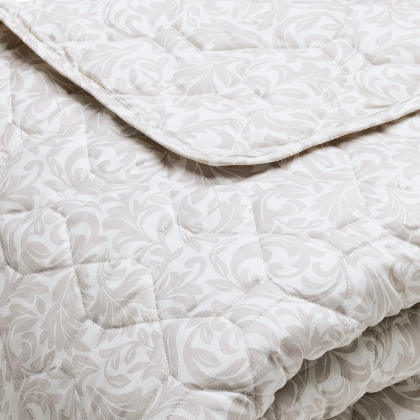 Couvre-Lit Xl - Taupe - Damask Floralia - Image 4