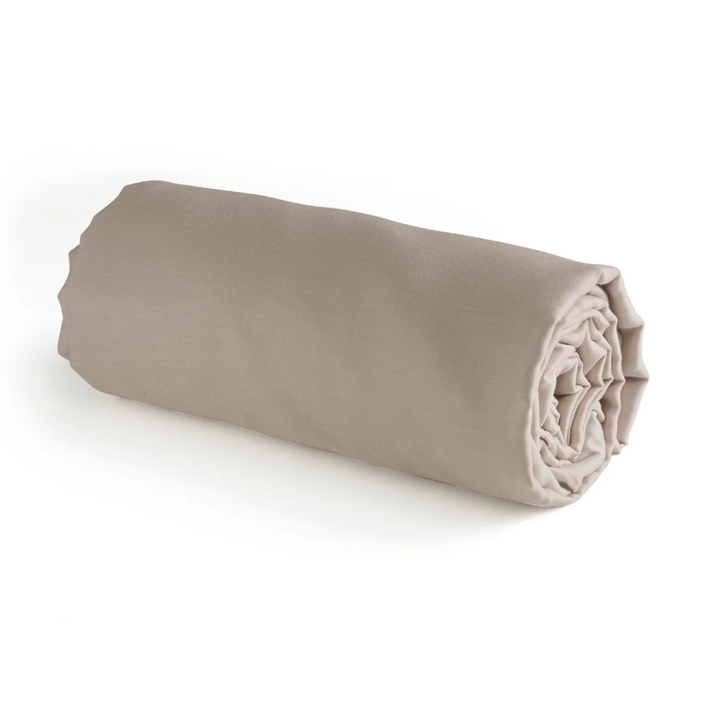 Drap-Housse Satin De Coton - Taupe - Uni - Image 4