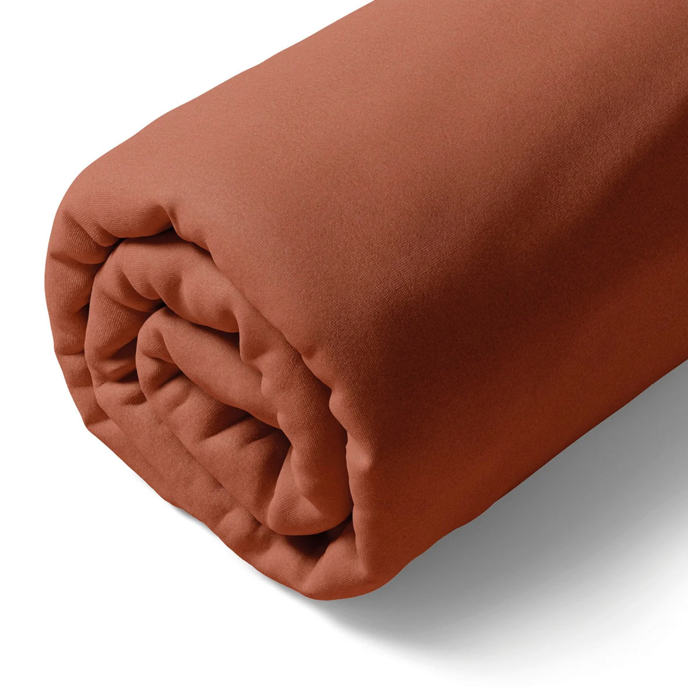 Drap-Housse Satin De Coton - Terracotta 01 - Uni - Image 5