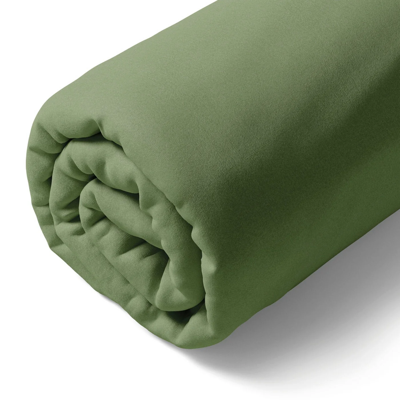 Drap-Housse Satin De Coton - Vert 11 - Uni - Image 5