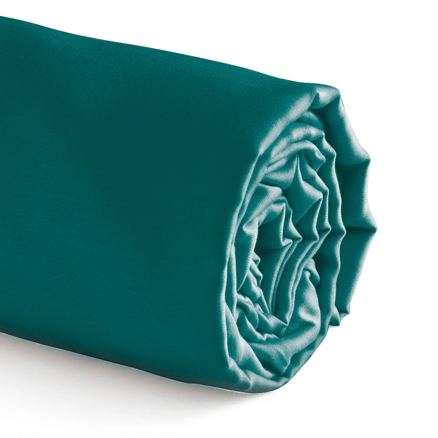 Drap-Housse Satin De Coton - Vert - Uni - Image 4