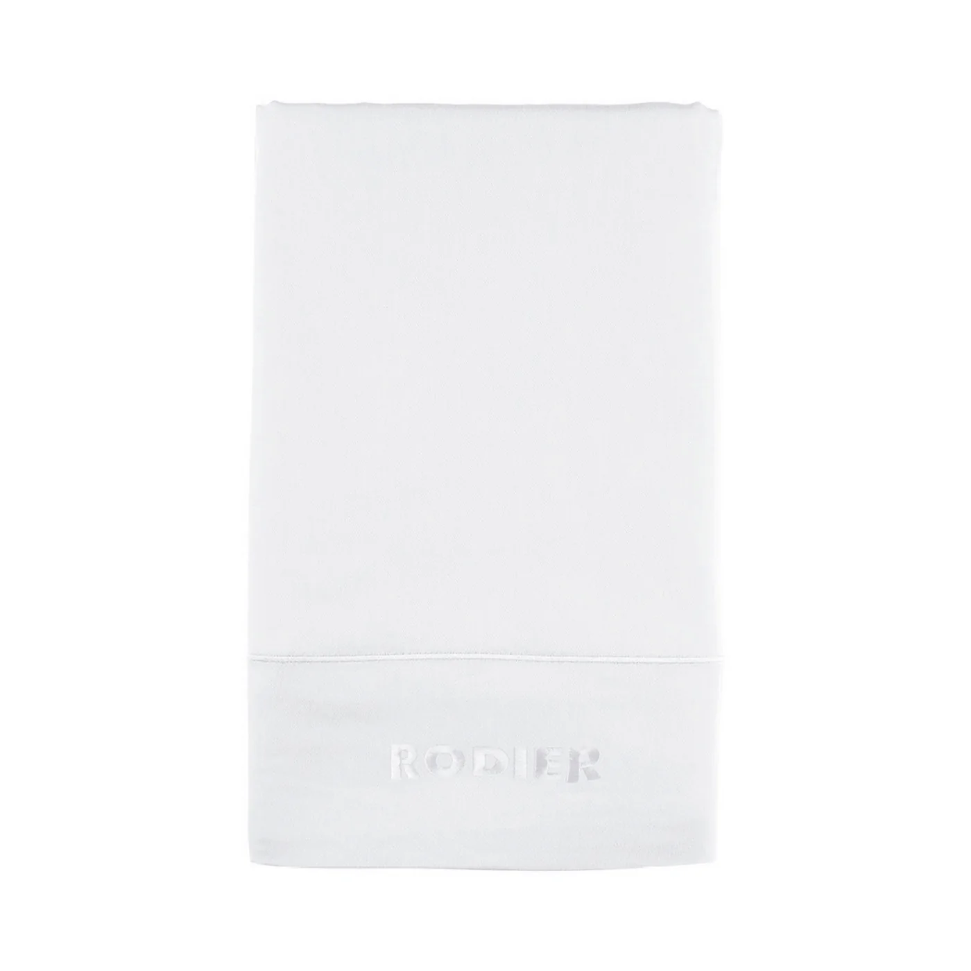 Drap Plat Satin De Coton - Blanc 01 - Uni 1 Baratta - Image 5