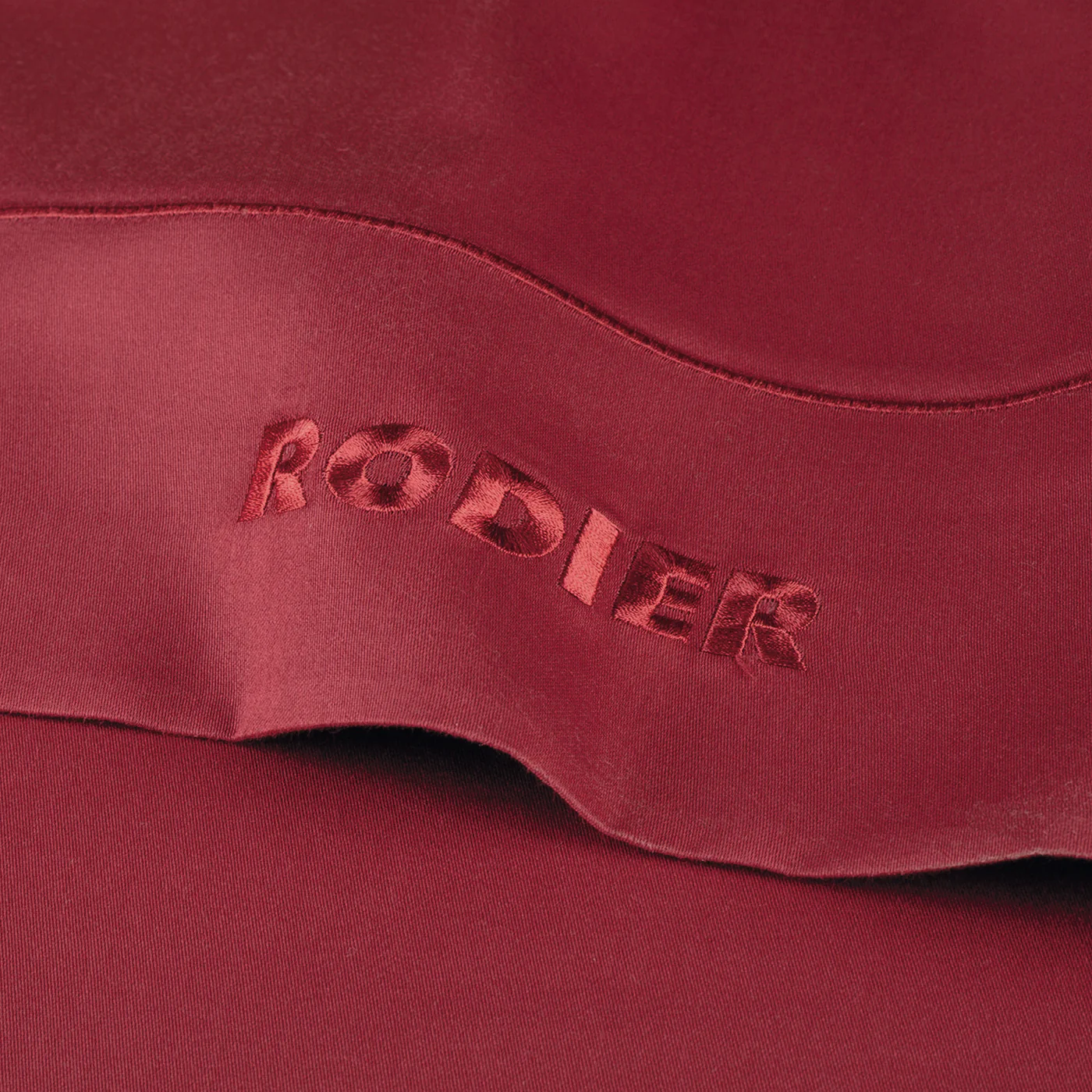 Drap Plat Satin De Coton - Bordeaux 01 - Uni 1 Baratta - Image 4