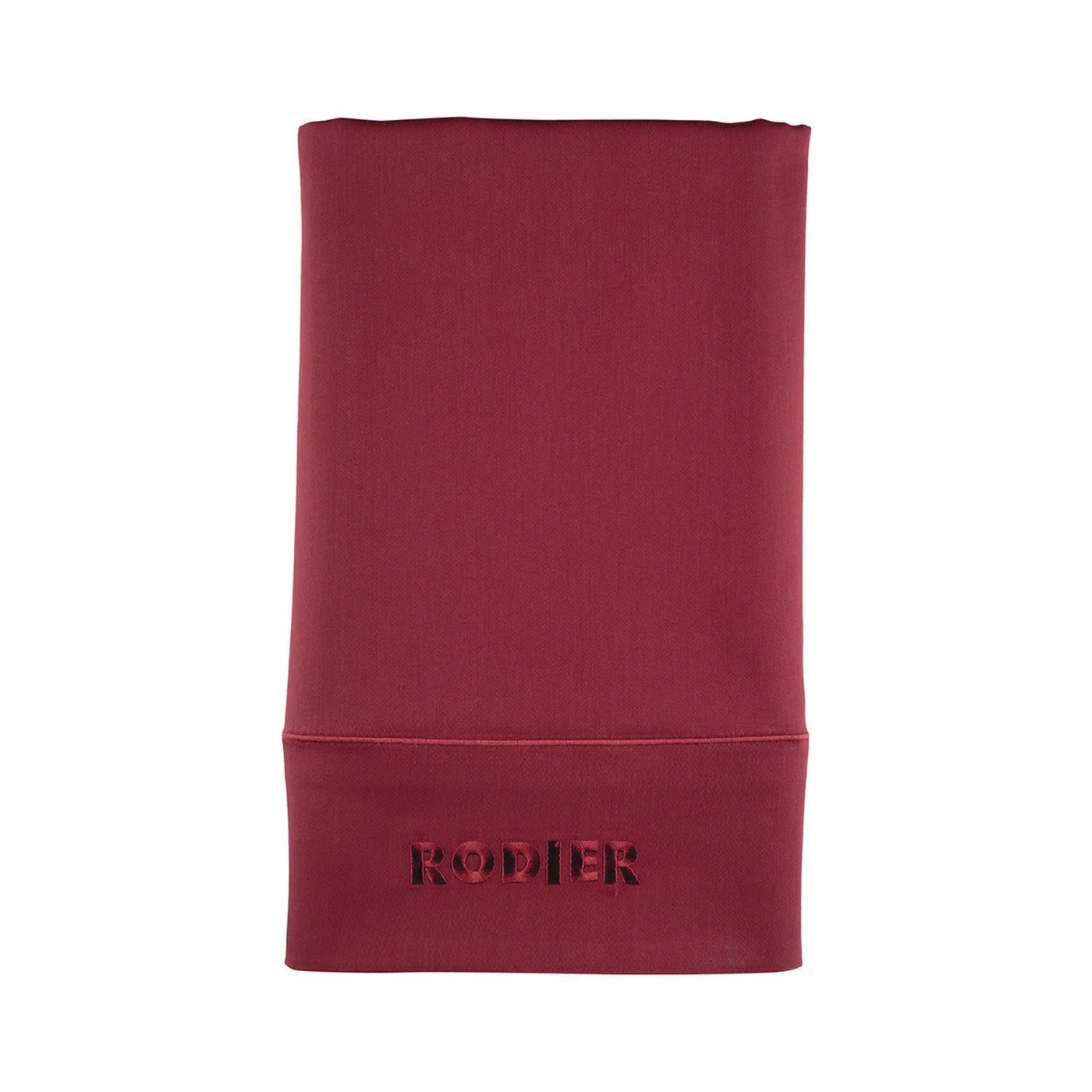 Drap Plat Satin De Coton - Bordeaux 01 - Uni 1 Baratta - Image 5