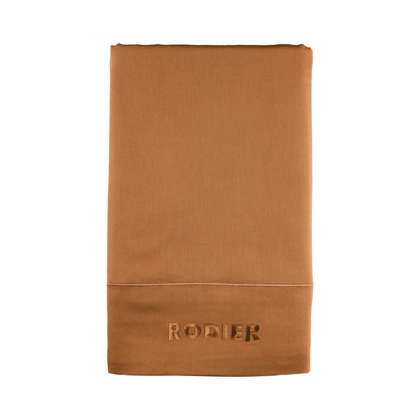 Drap Plat Satin De Coton - Marron 01 - Uni 1 Baratta - Image 5