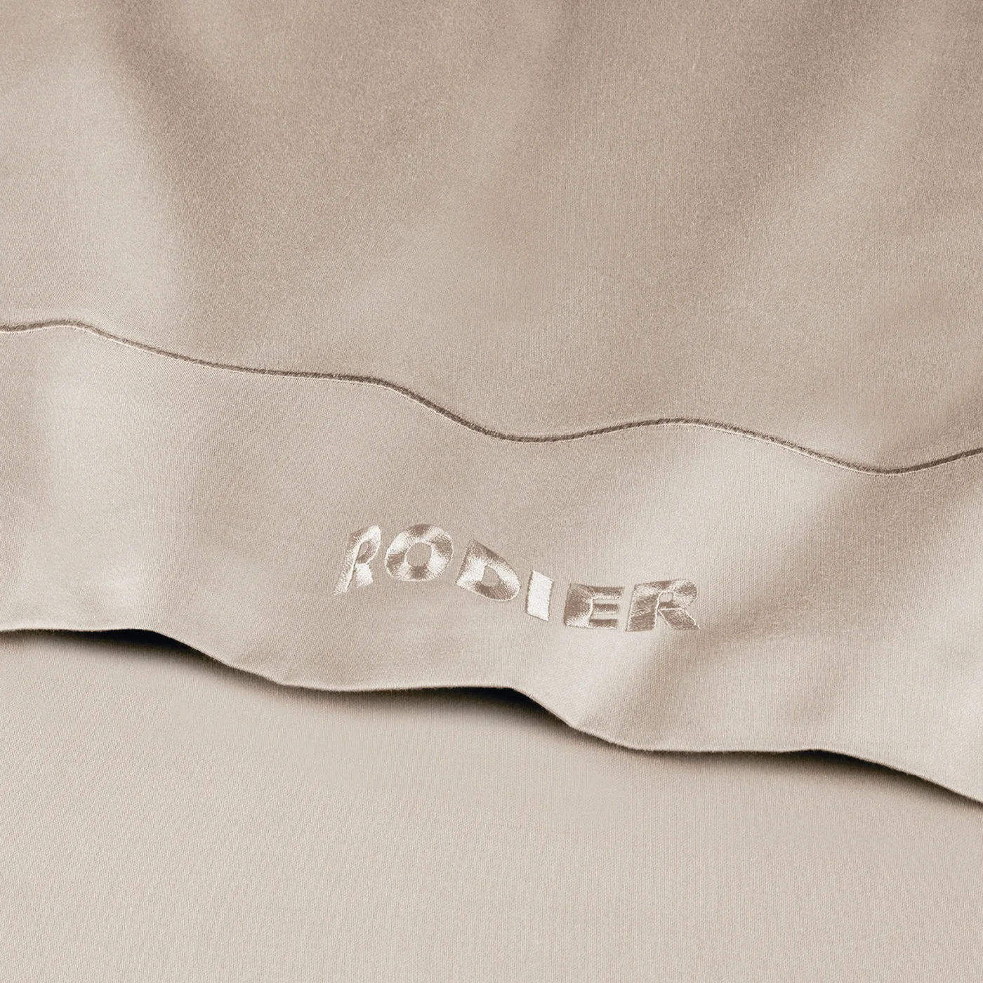 Drap Plat Satin De Coton - Taupe 05 - Uni 1 Baratta - Image 4