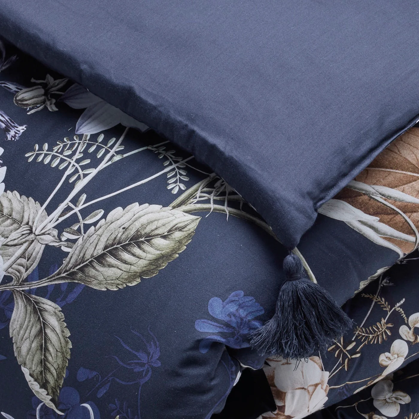 Édredon Avec Glands - Bleu - Floraison D'Hortensias - Image 4