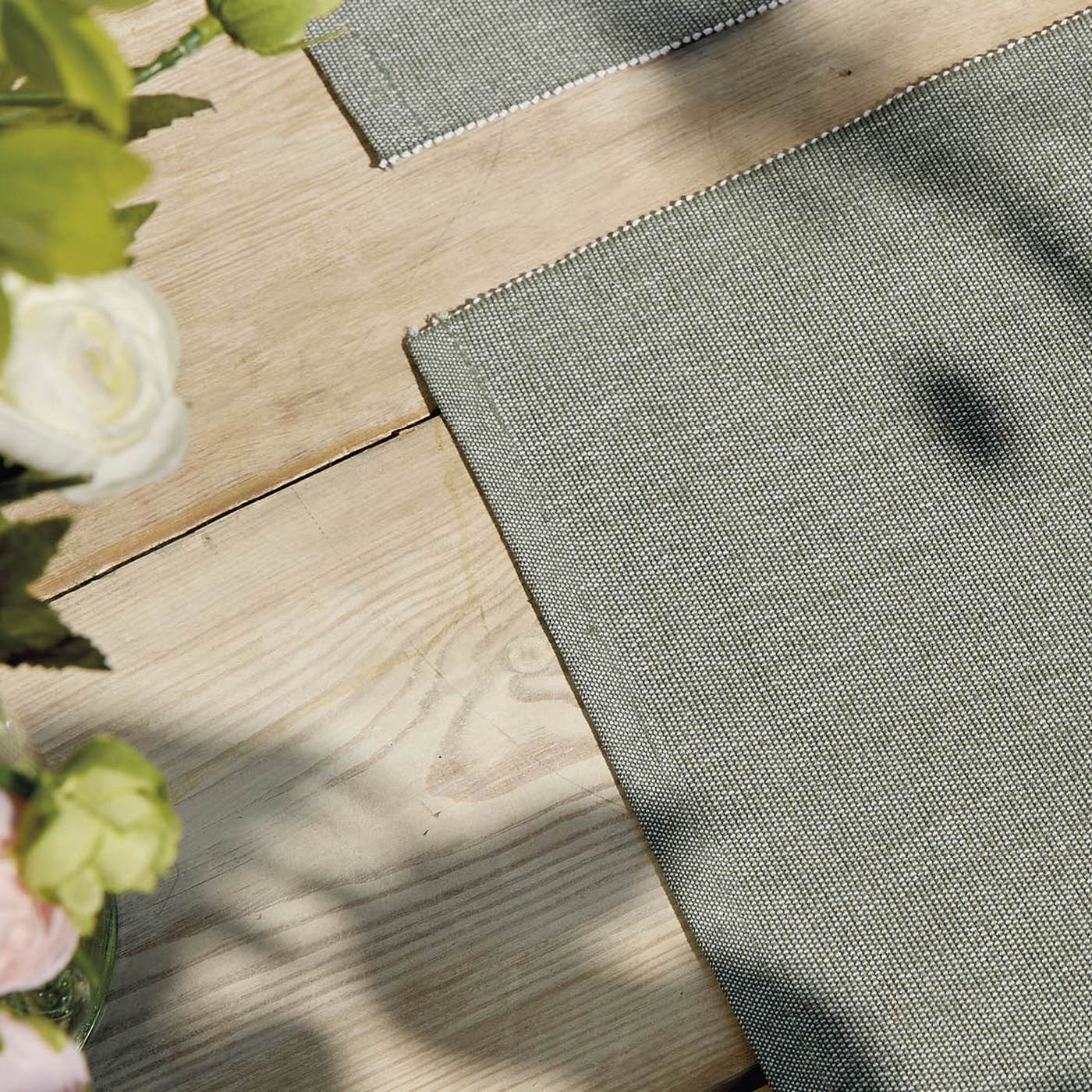 Ensemble De 4 Sets De Table - Coton - Vert Foncé - Image 4
