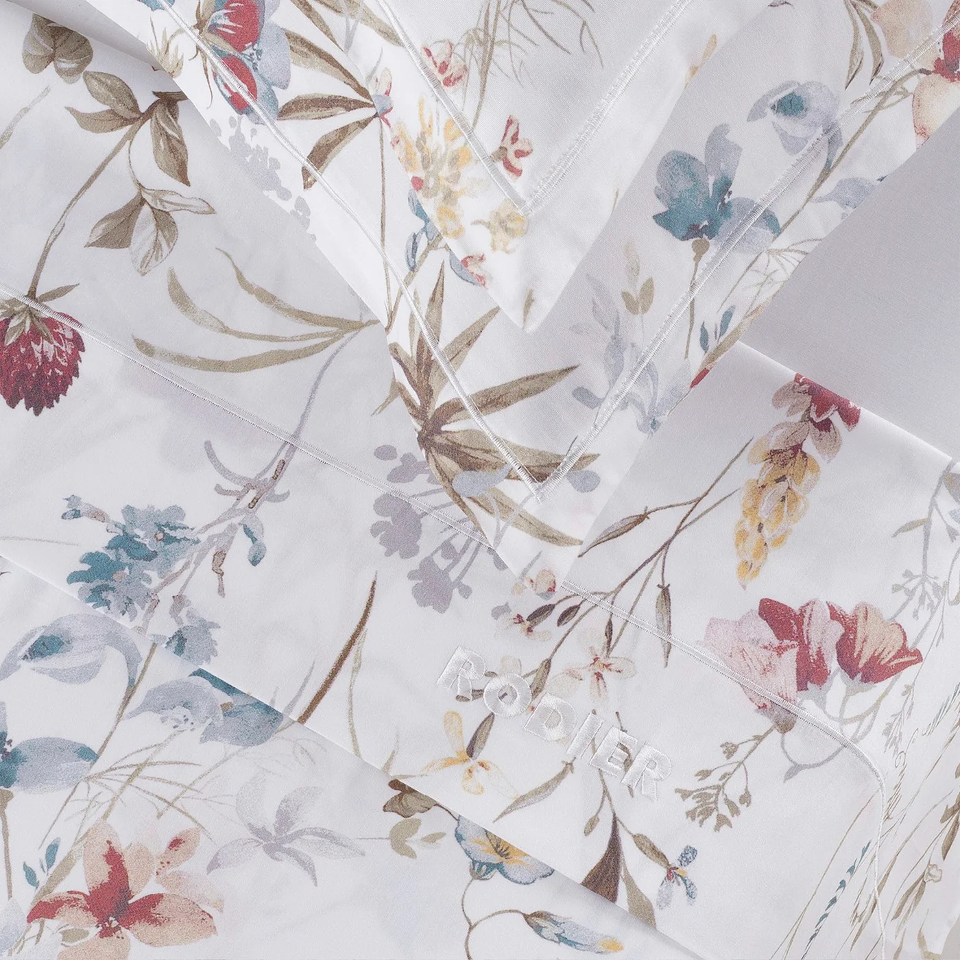 Ensemble De Draps Satin De Coton - Blanc - Colibri Chantant - Image 4