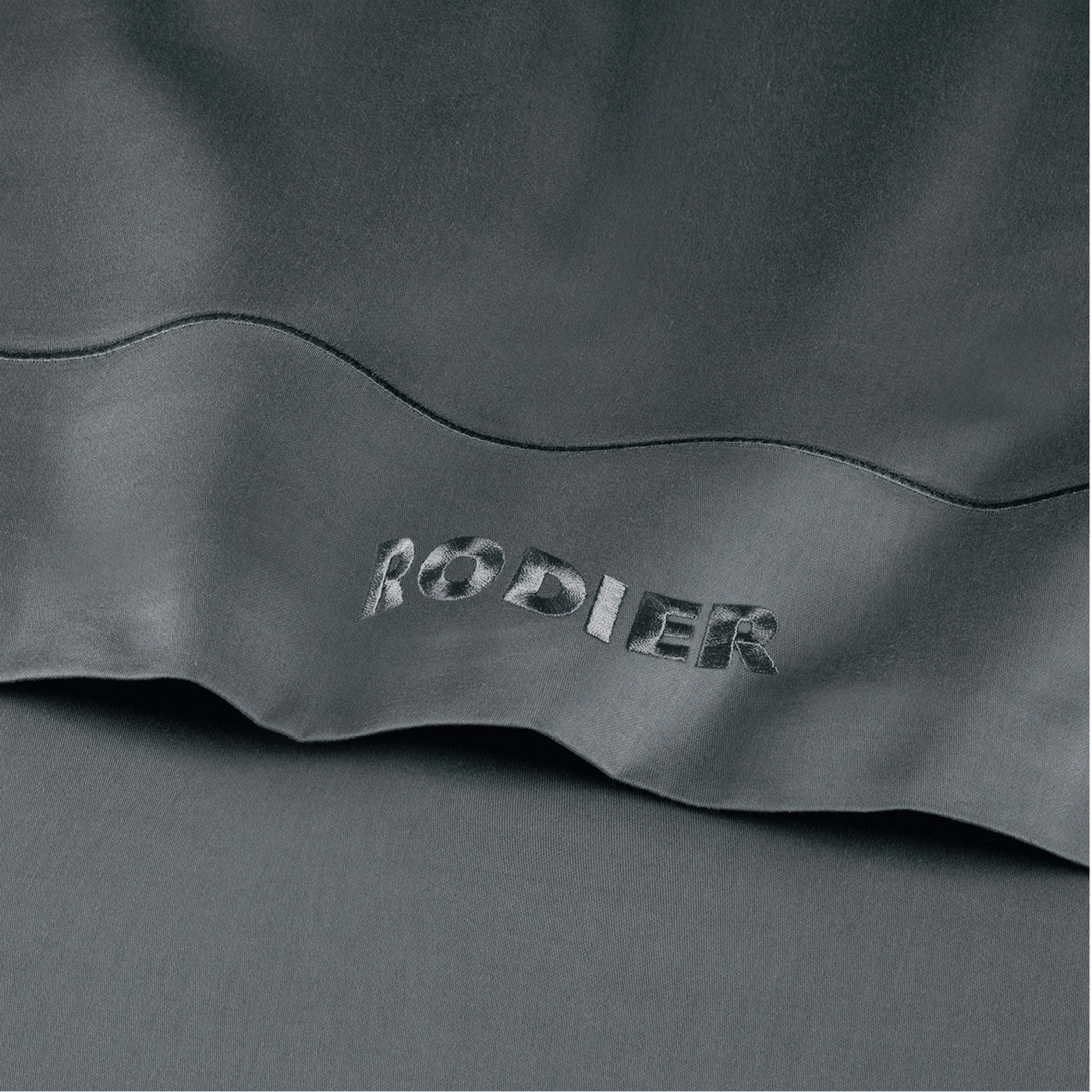 Ensemble De Draps Satin De Coton - Gris 02 - Uni 1 Baratta - Image 5