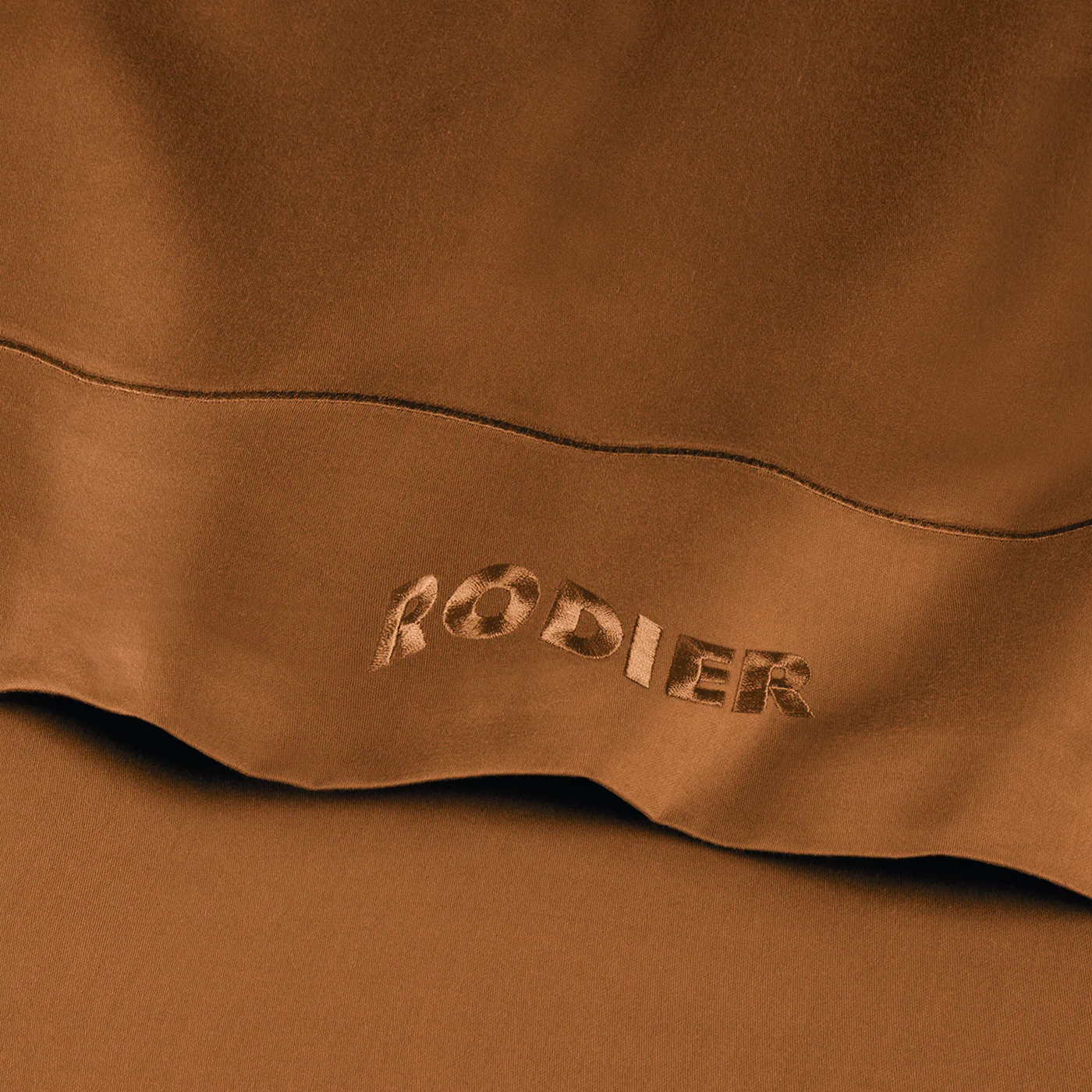 Ensemble De Draps Satin De Coton - Marron 01 - Uni 1 Baratta - Image 5