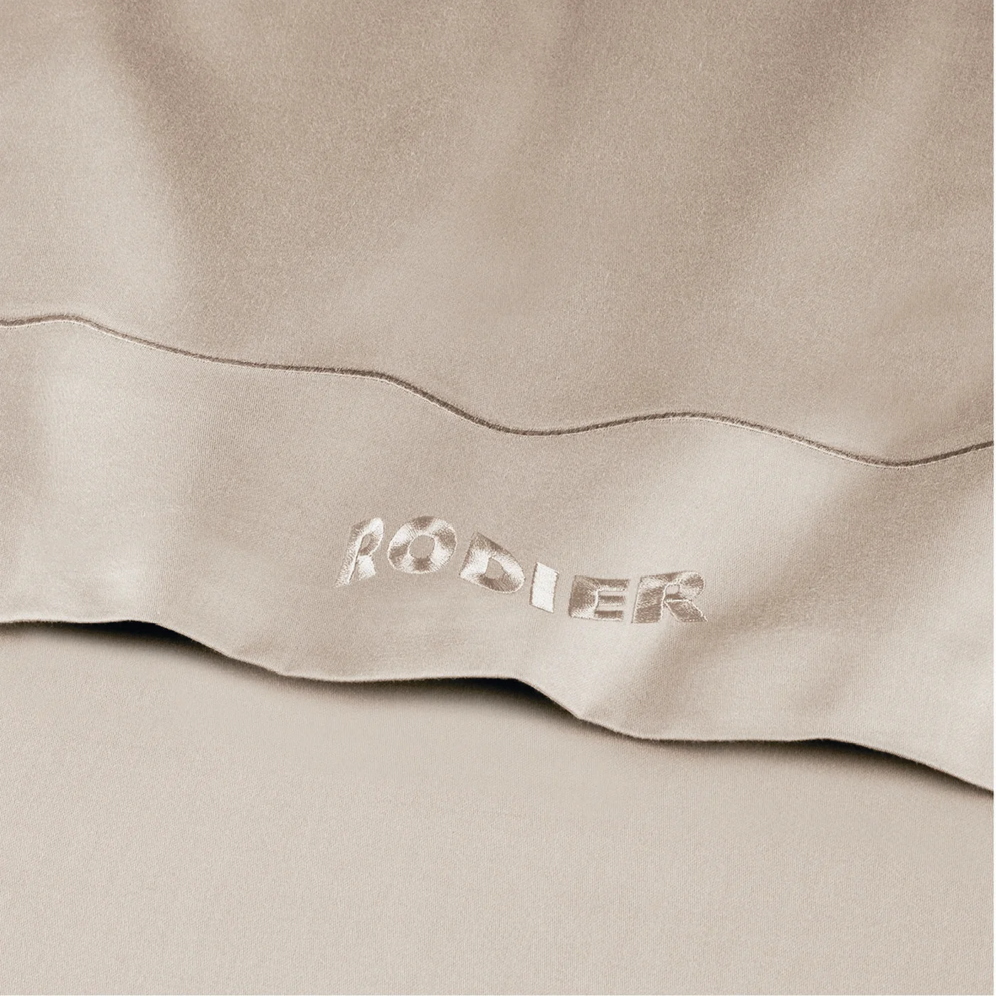 Ensemble De Draps Satin De Coton - Taupe 05 - Uni 1 Baratta - Image 6