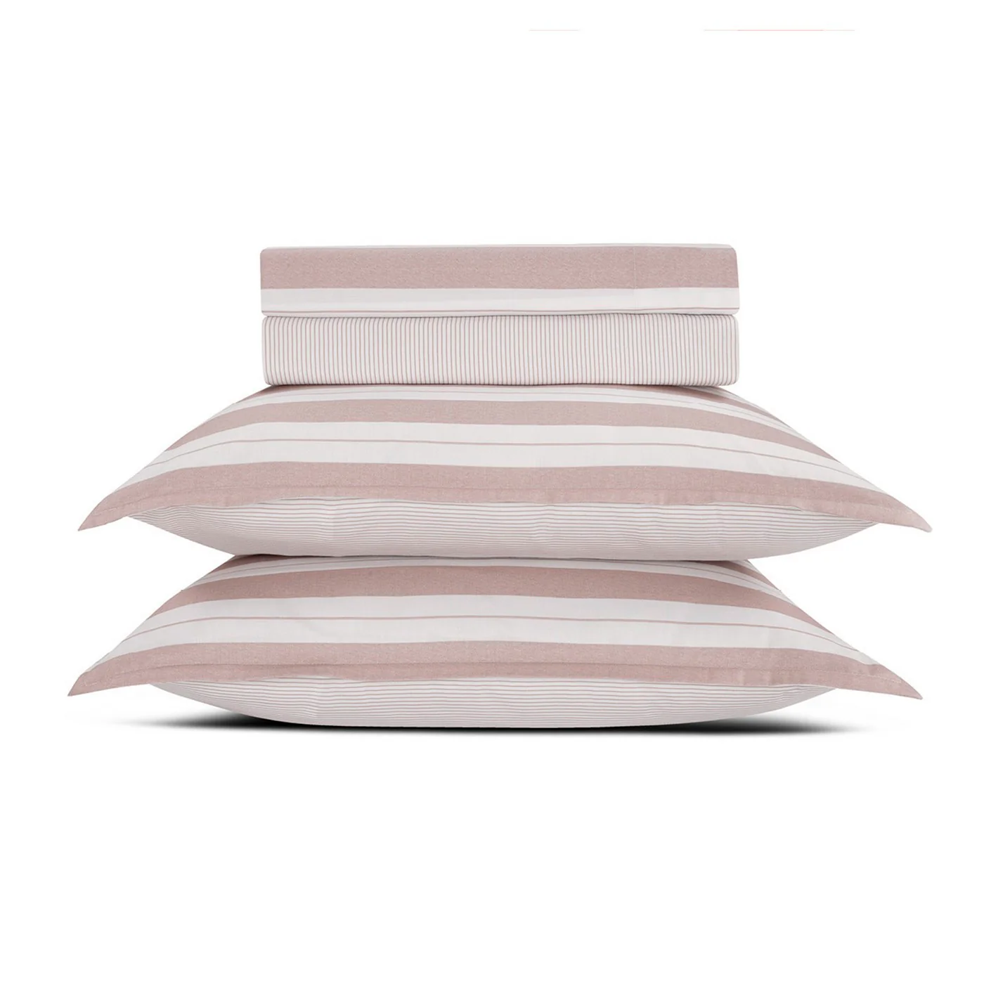 Ensemble De Draps Satin De Coton - Vieux Rose - Noémie - Image 6