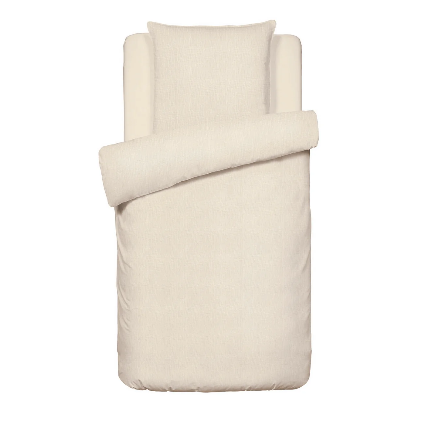Housse De Couette + Taies D'Oreiller Gaze De Coton - Taupe 07 - Uni - Image 6