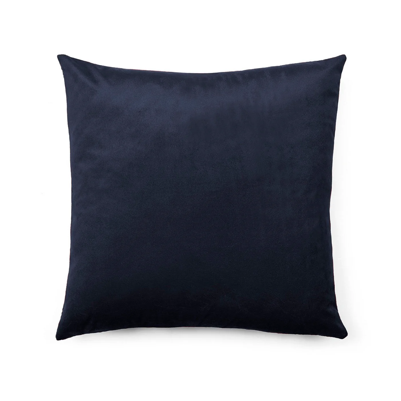 Housse De Coussin Fleur Ciselé - Bleu Foncé - Uni - Image 5