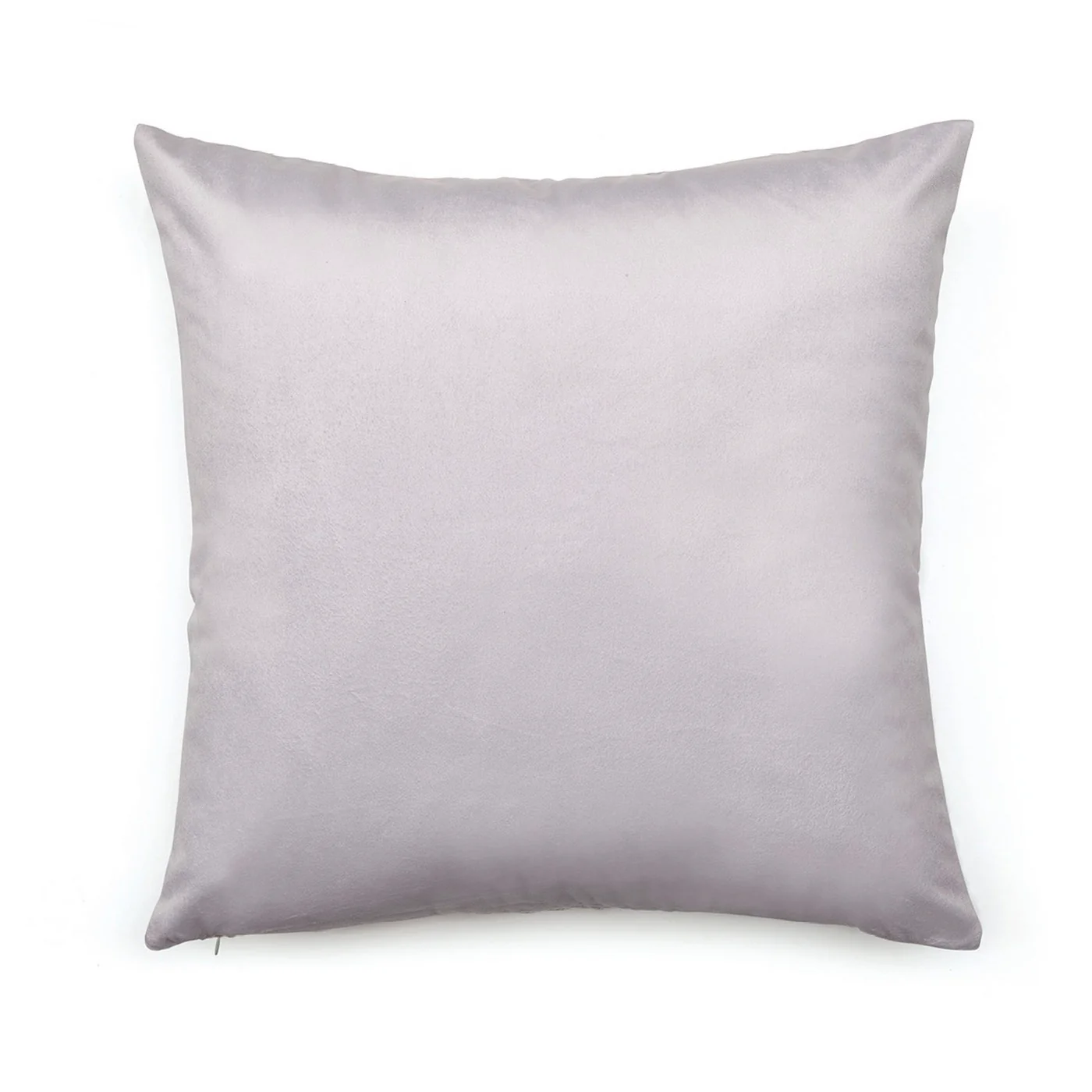 Housse De Coussin Fleur Ciselé - Taupe - Uni - Image 5