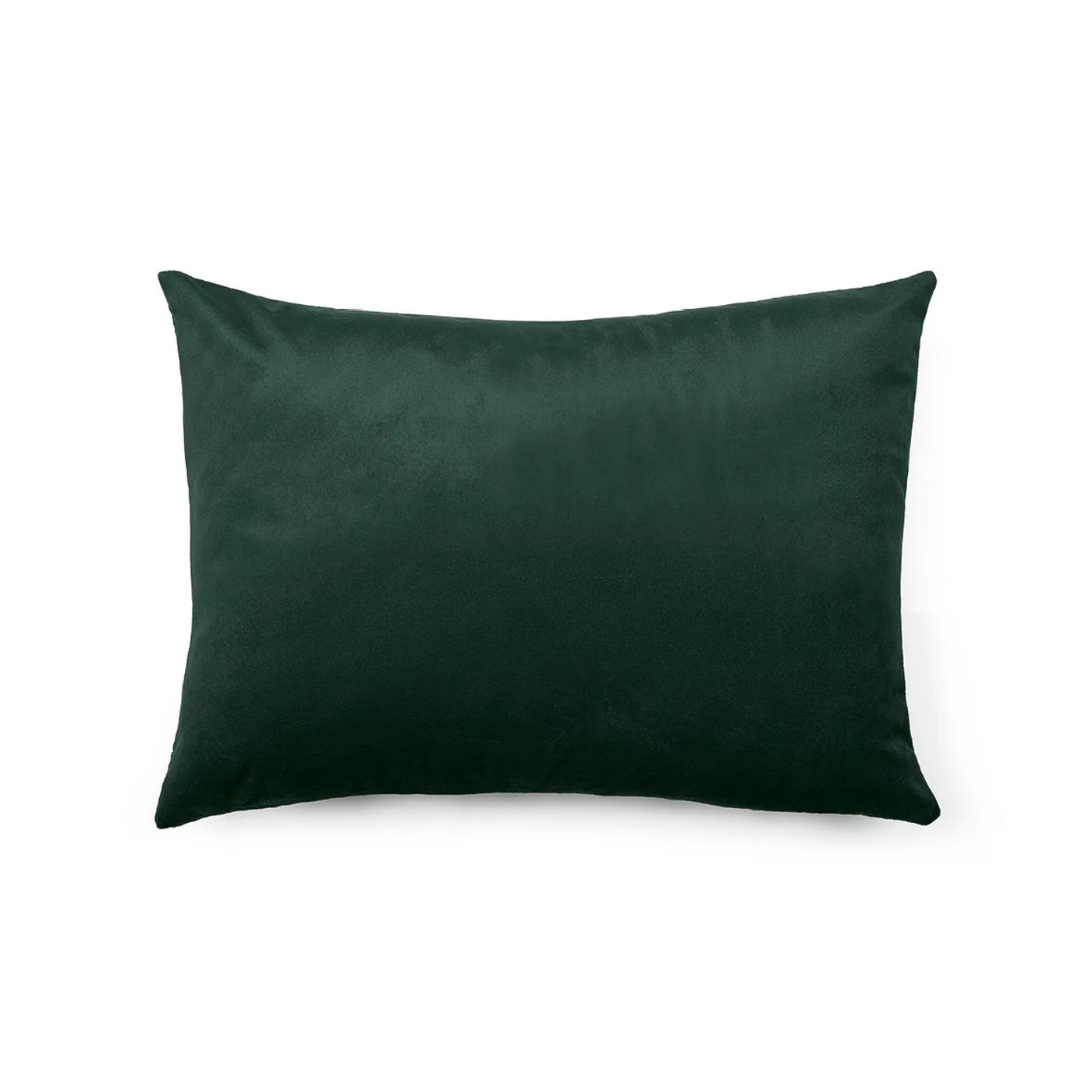 Housse De Coussin Fleur Ciselé - Vert Foncé - Uni - Image 5