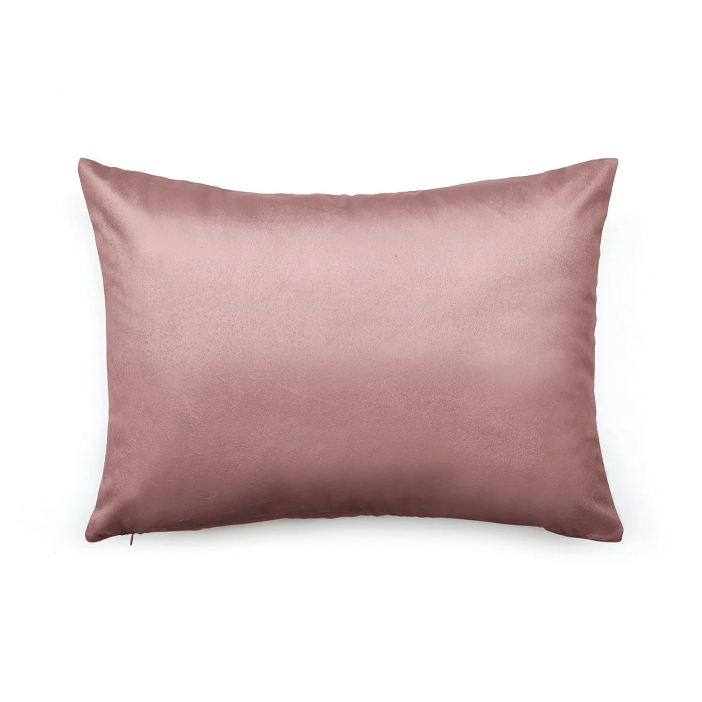 Housse De Coussin Fleur Ciselé - Vieux Rose - Uni - Image 5