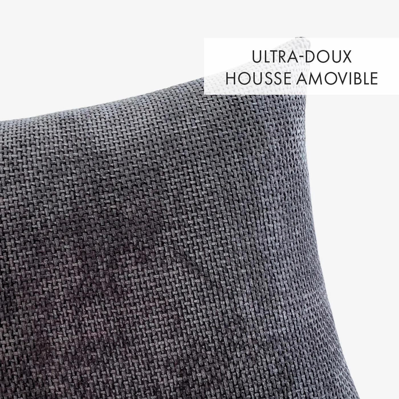 Housse De Coussin - Gris Foncé - Alenia - Image 2