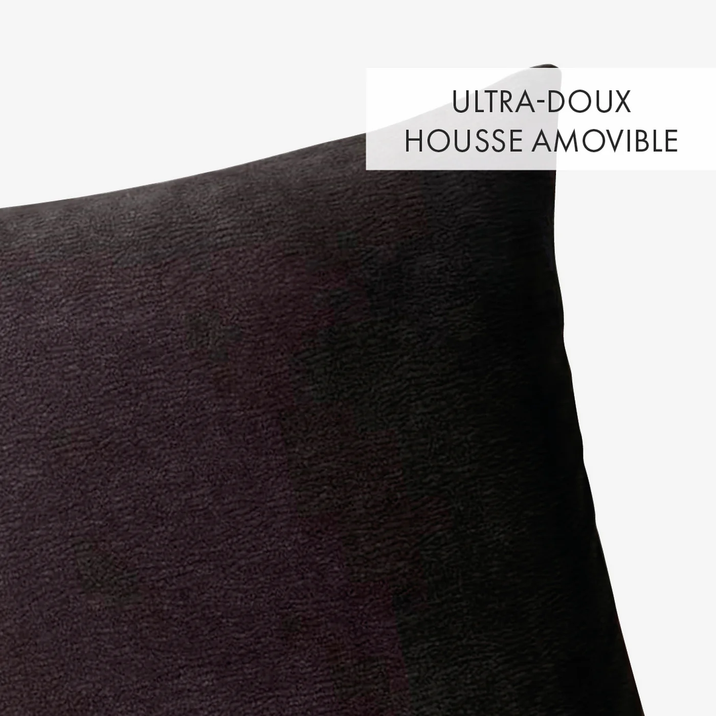 Housse De Coussin - Gris Foncé - Malory - Image 2