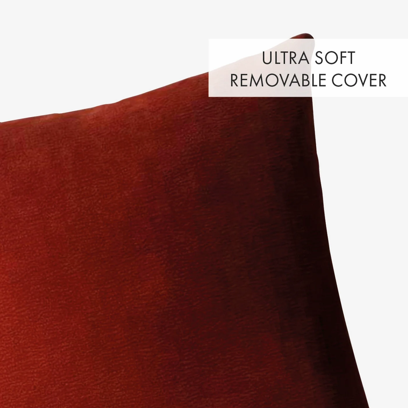 Housse De Coussin - Rouge Séquoia - Malory - Image 3