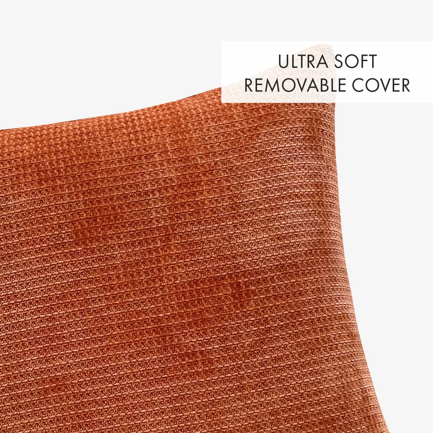 Housse De Coussin - Rouge Séquoia - Maya - Image 3