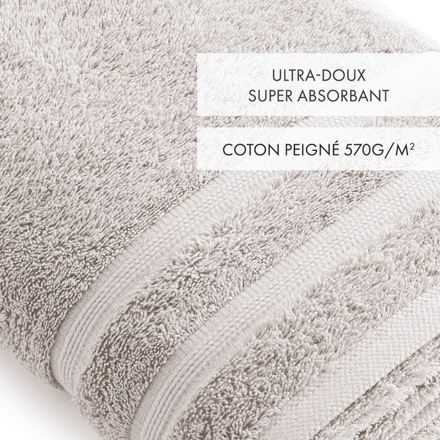 Maxi Drap De Bain - Sable - Vague - Image 3