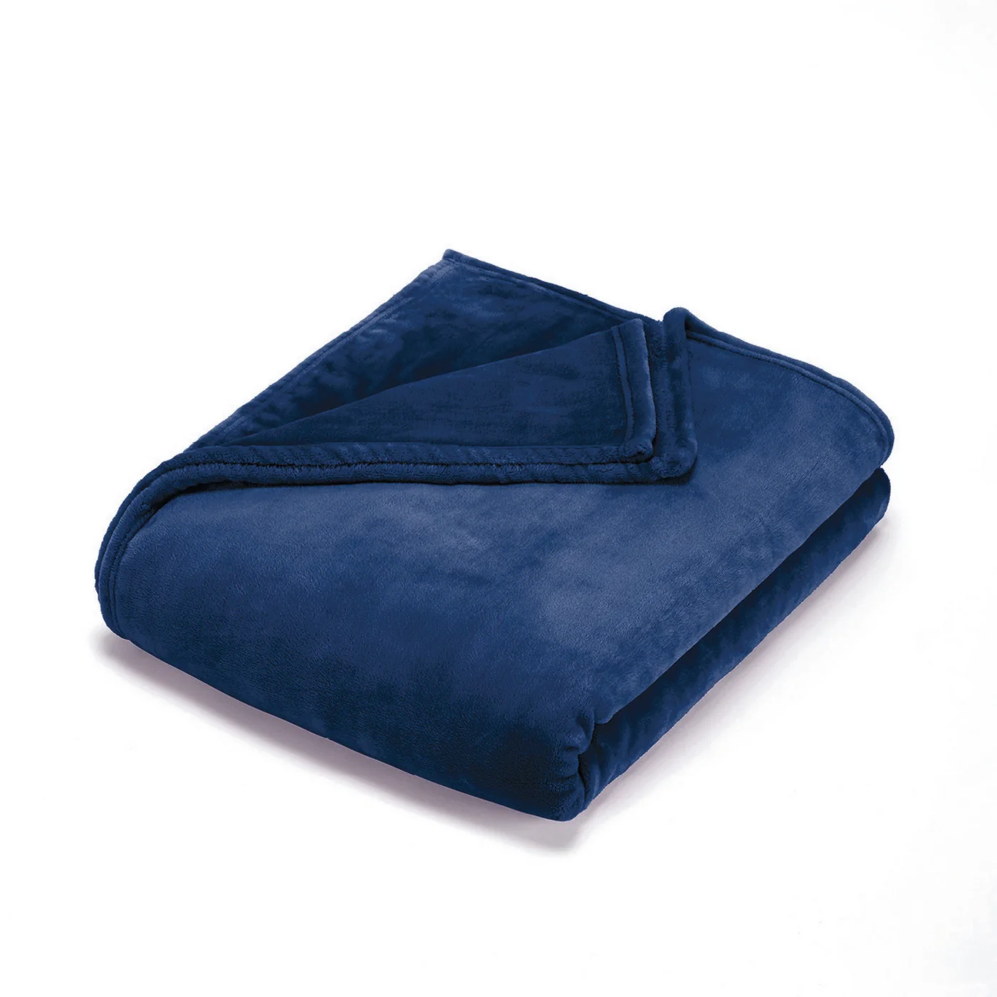 Maxi Plaid/Couvre-Lit En Polaire - Bleu - Uni - Image 6