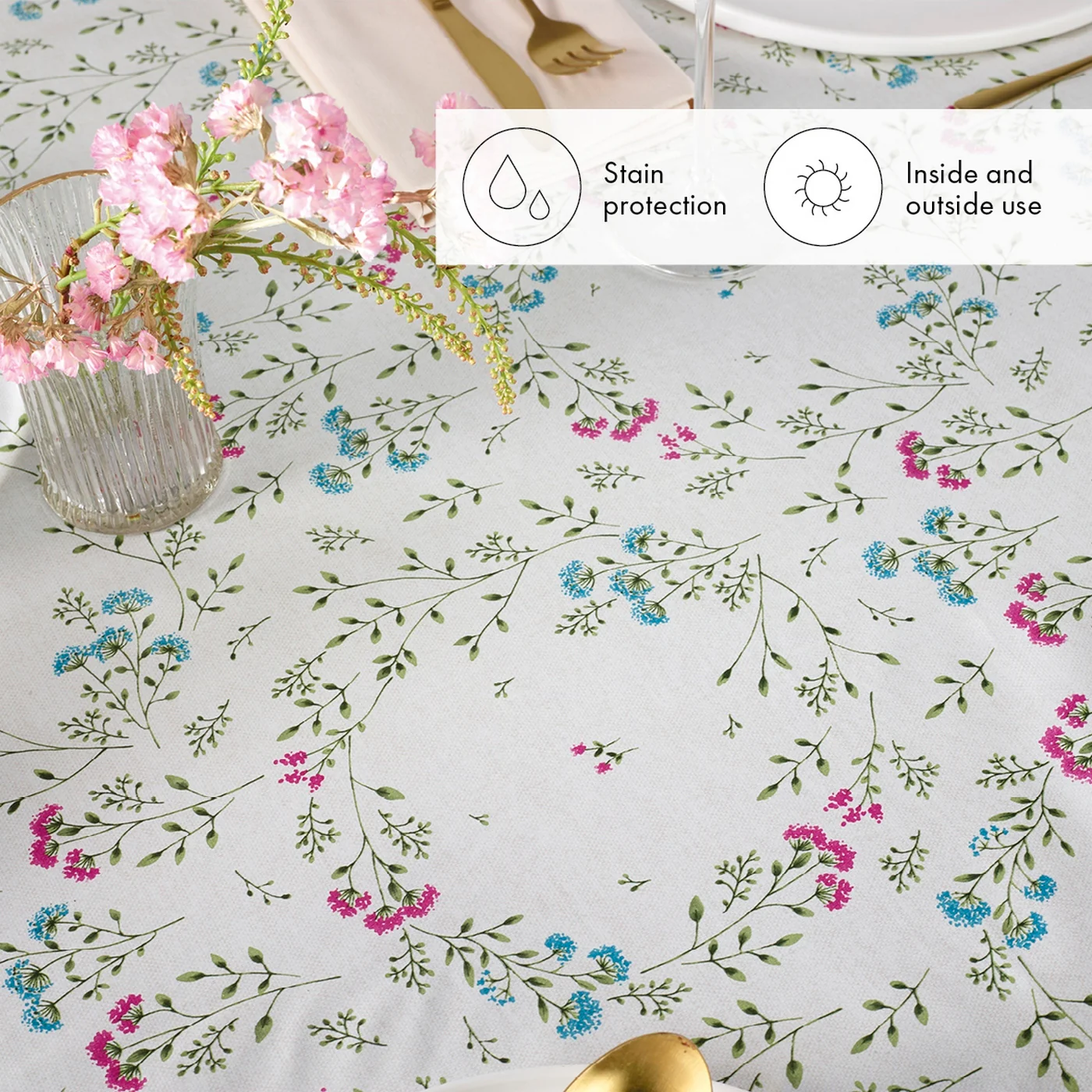 Nappe - Blanc Cassé - Pré De Fleurs - Image 4