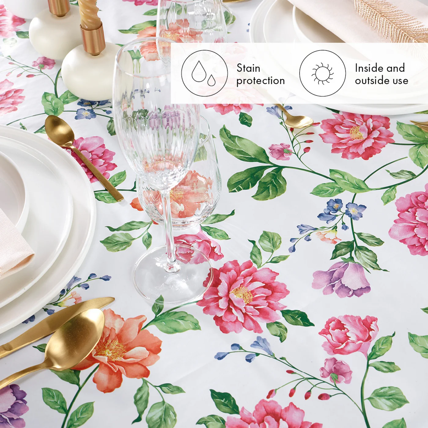 Nappe - Blanc - Tulipe Double - Image 4