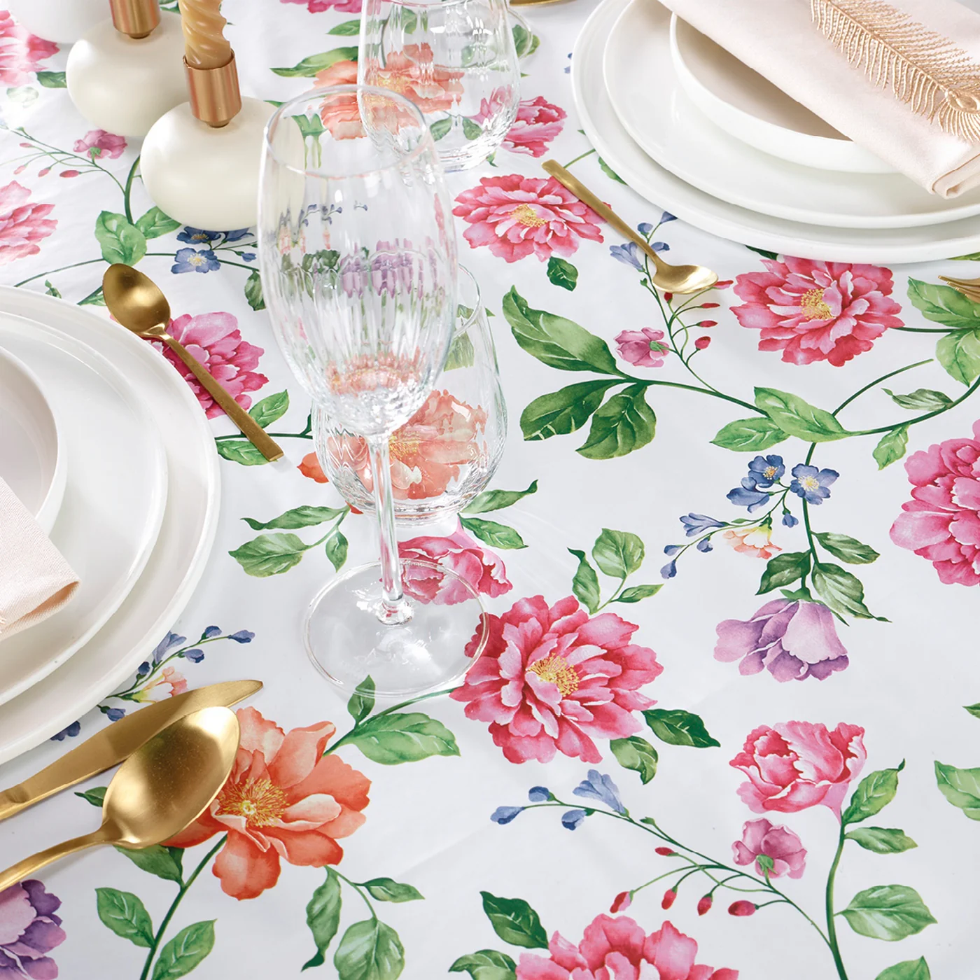 Nappe - Blanc - Tulipe Double - Image 5