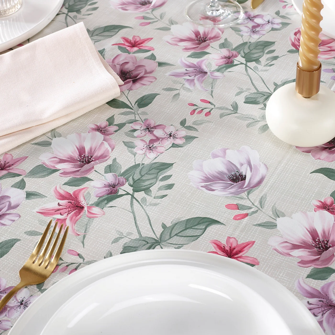 Nappe - Gris - Ode Florale - Image 5