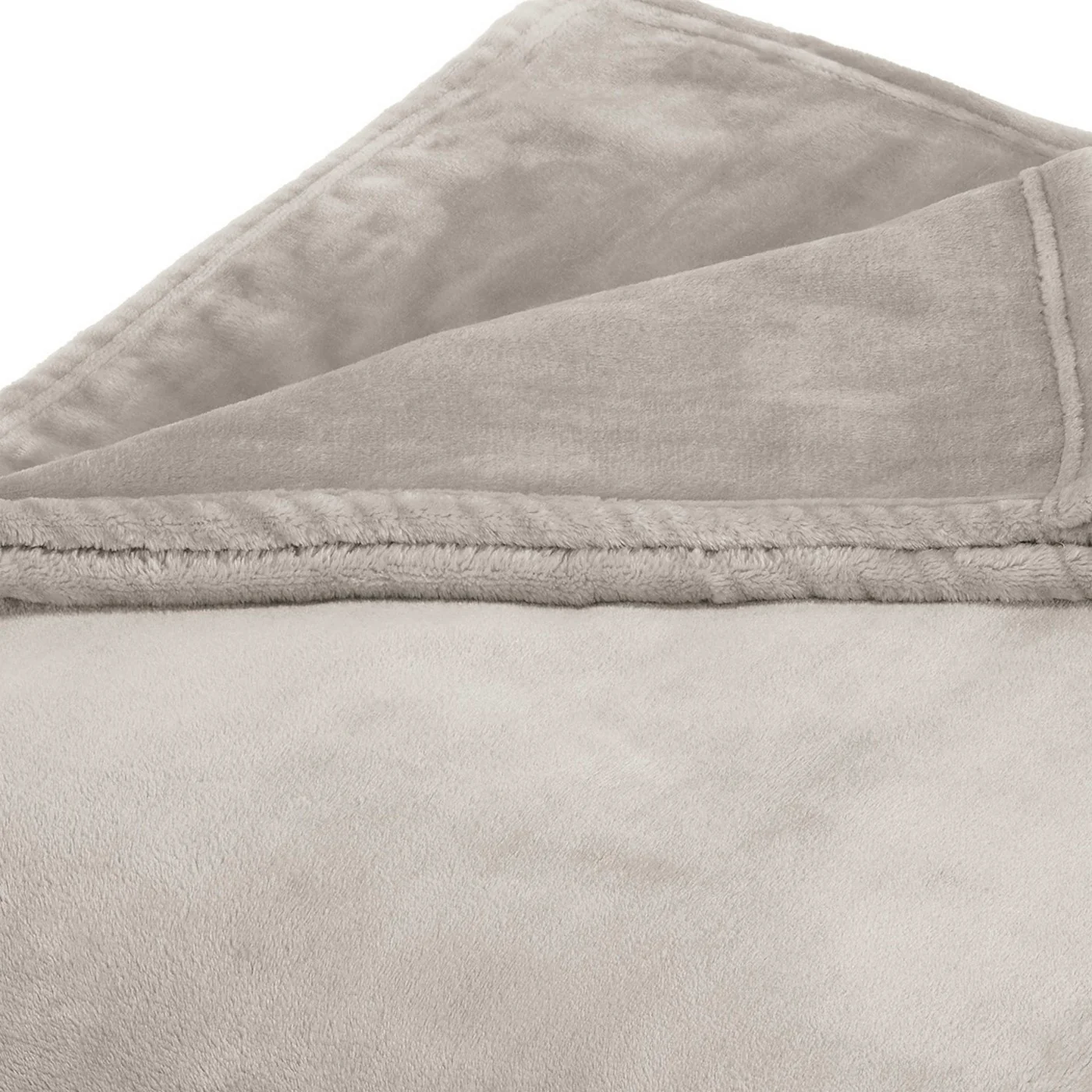 Plaid En Polaire - Gris Clair - Uni - Image 5