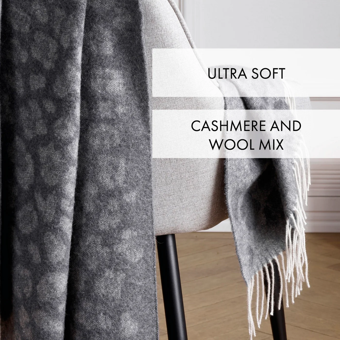 Plaid Tissé - Gris - Charlotte - Image 4