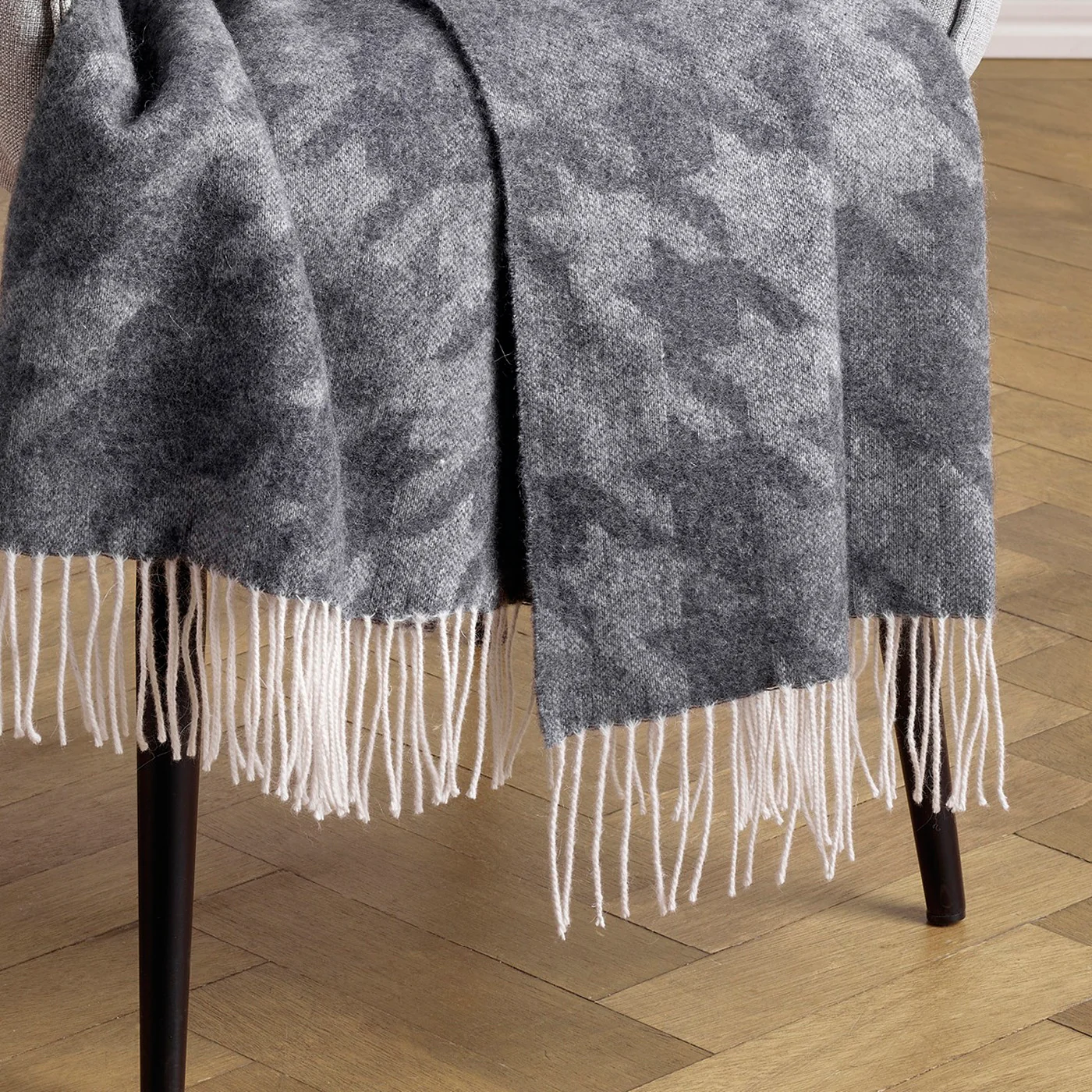 Plaid Tissé - Gris - Clémence - Image 5
