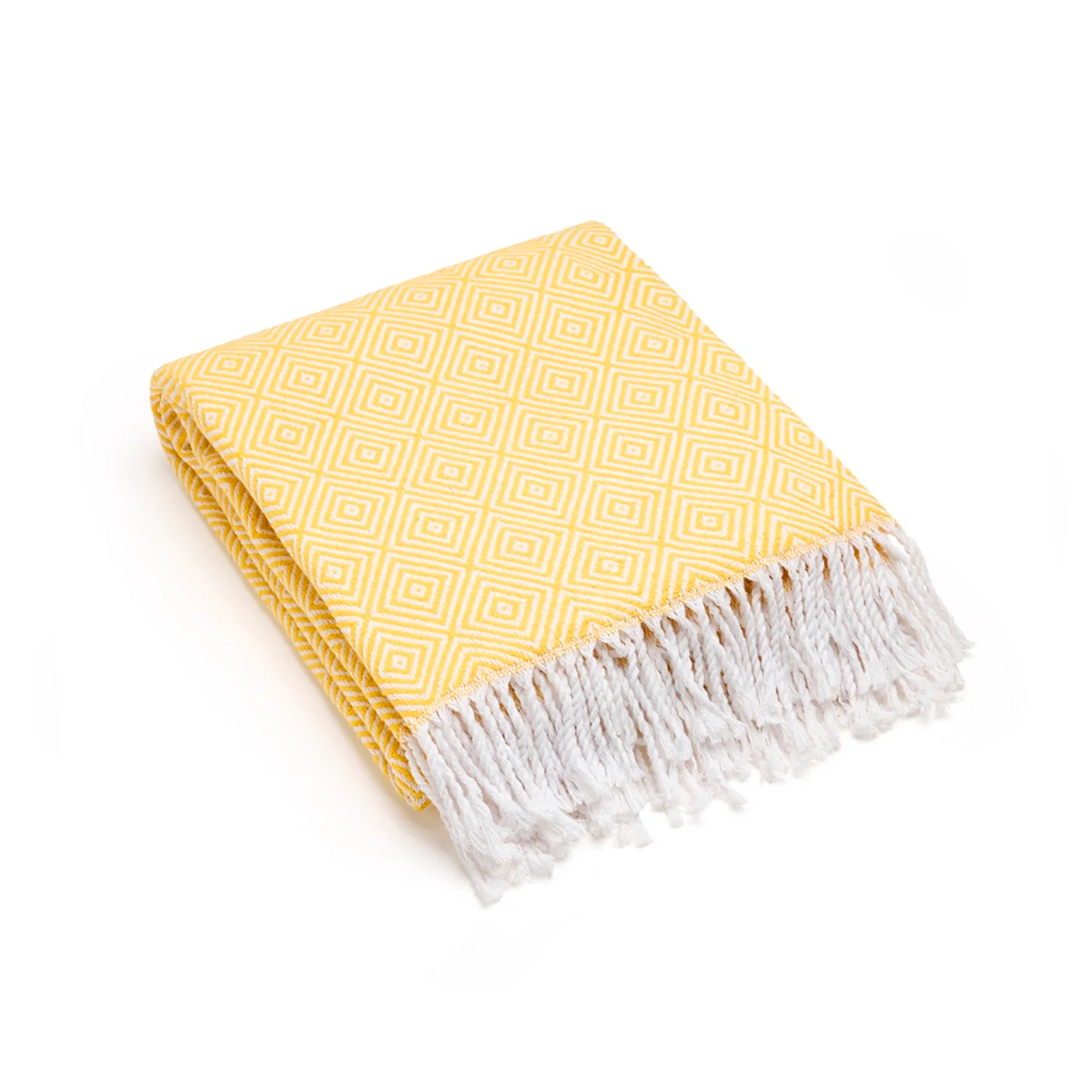 Plaid Tissé - Jaune - Venise - Image 2