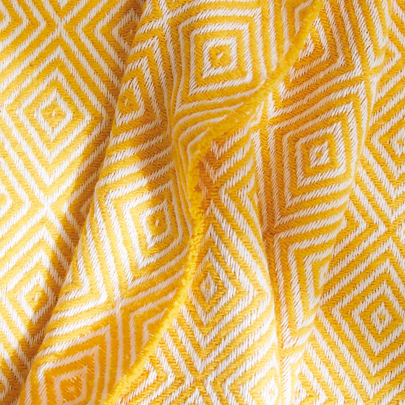 Plaid Tissé - Jaune - Venise - Image 5