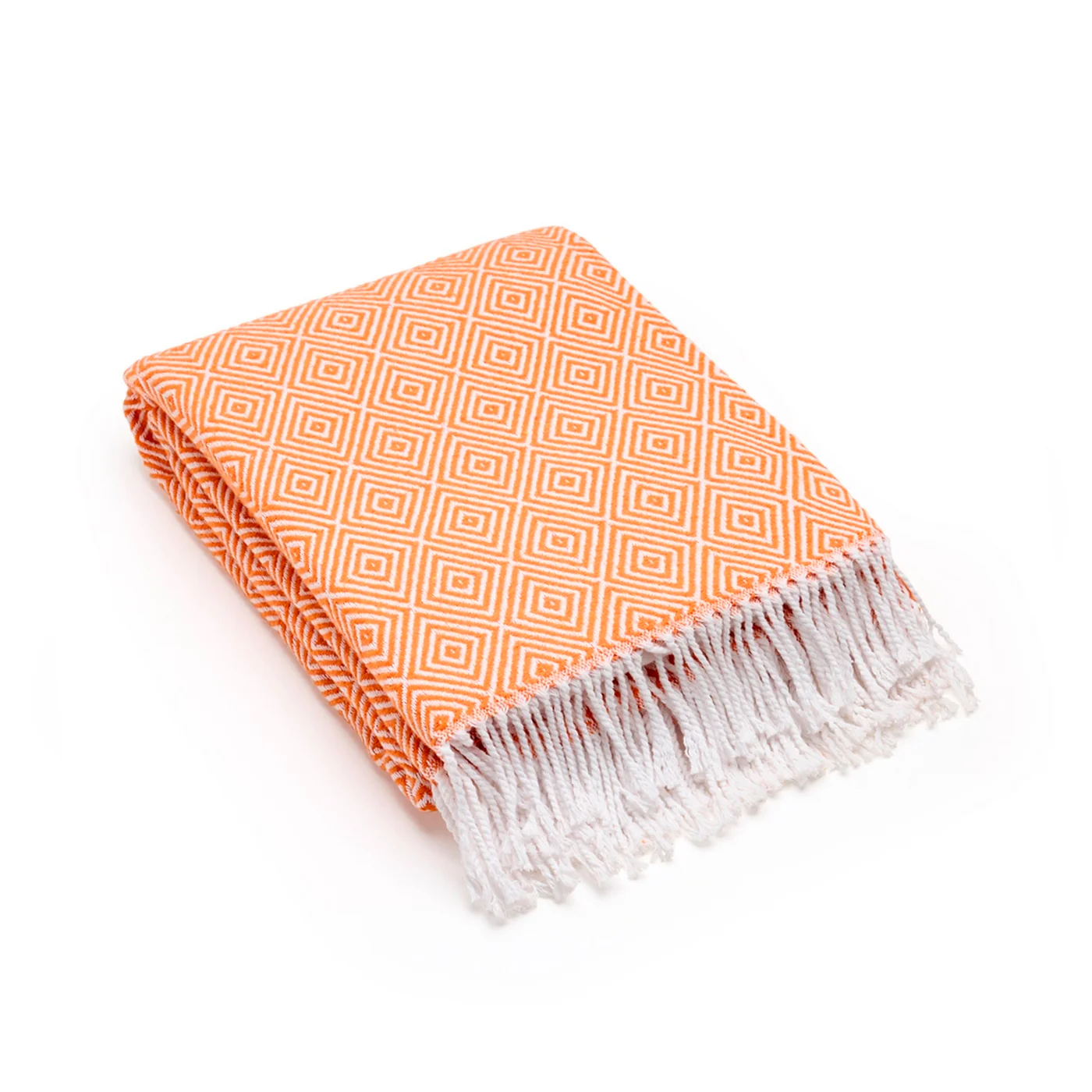 Plaid Tissé - Orange - Venise - Image 2