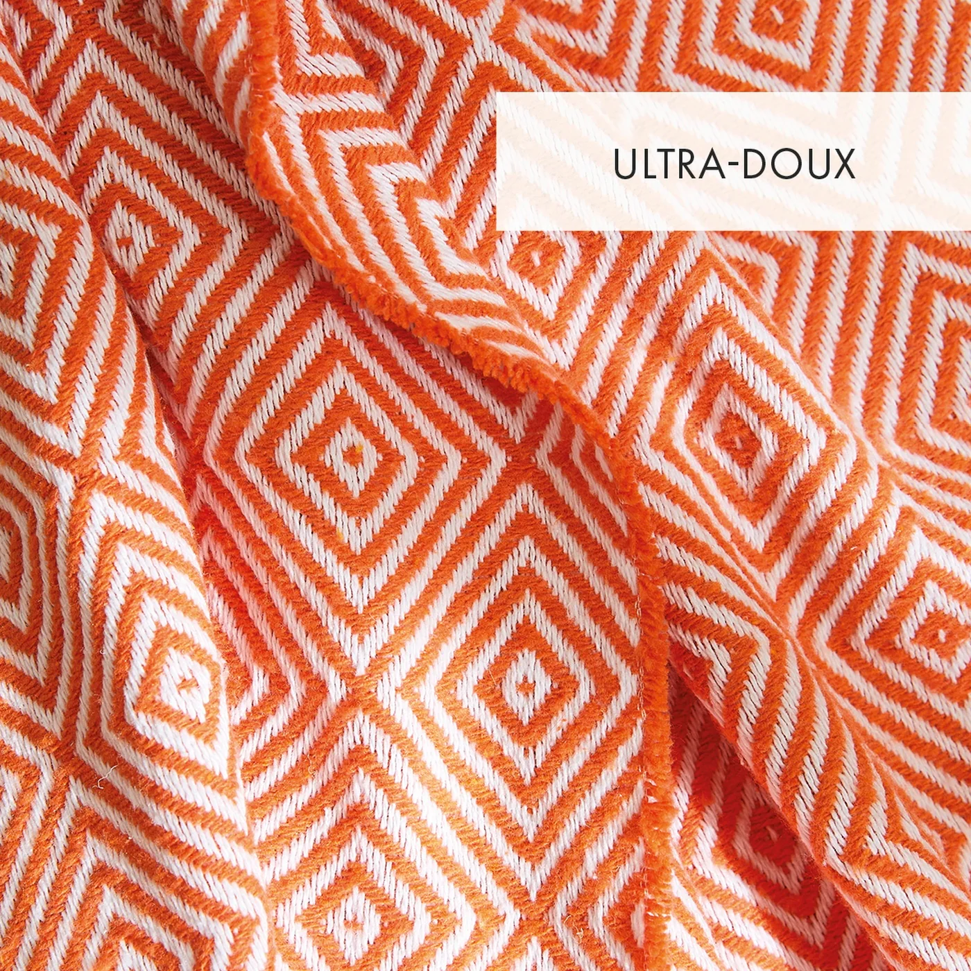 Plaid Tissé - Orange - Venise - Image 3