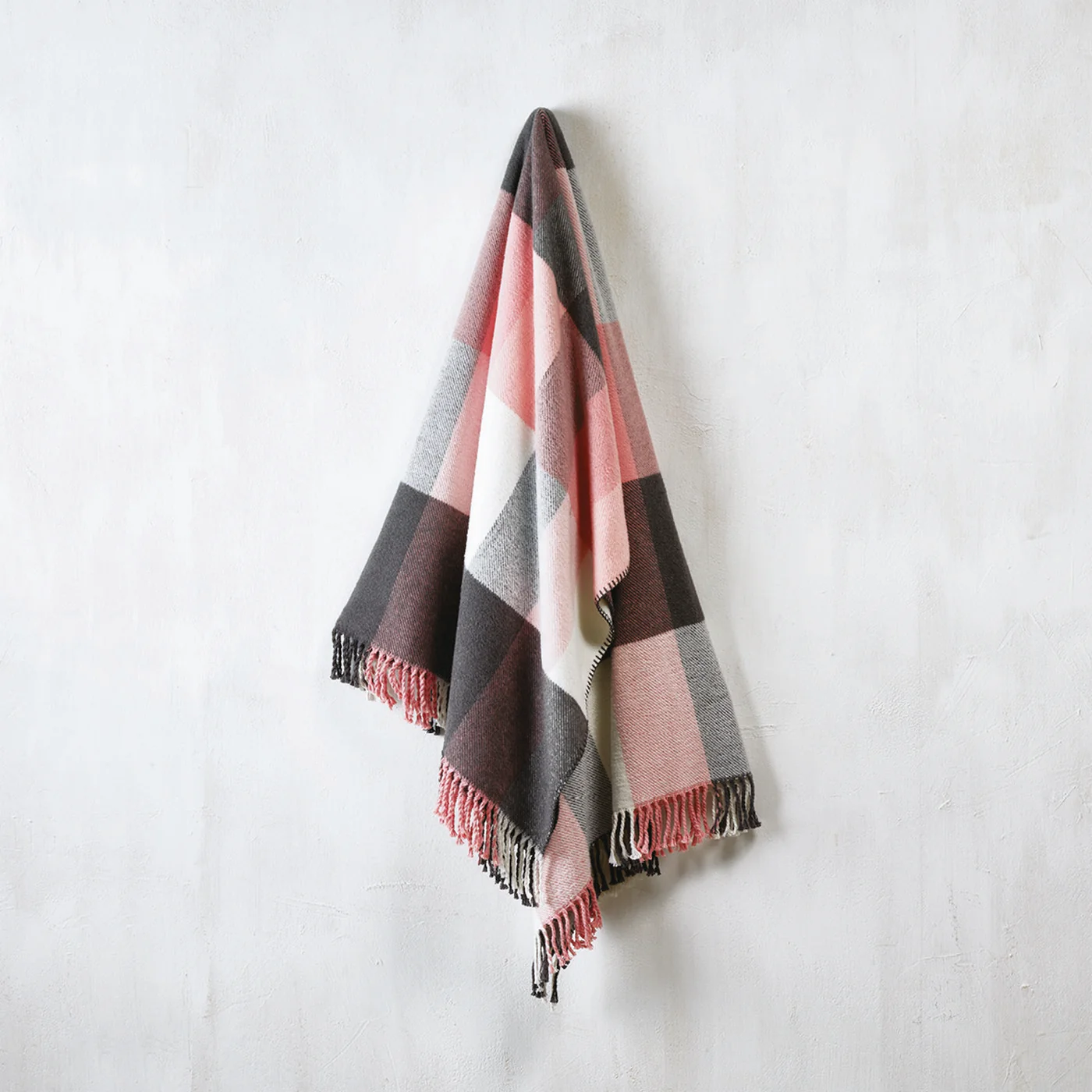 Plaid Tissé - Rose / Gris - Tartan - Image 2