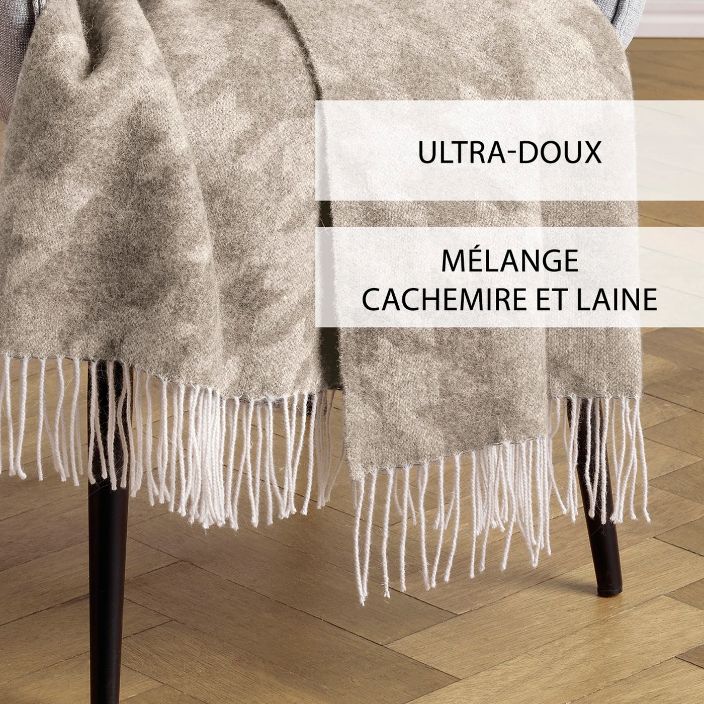 Plaid Tissé - Taupe - Clémence - Image 3