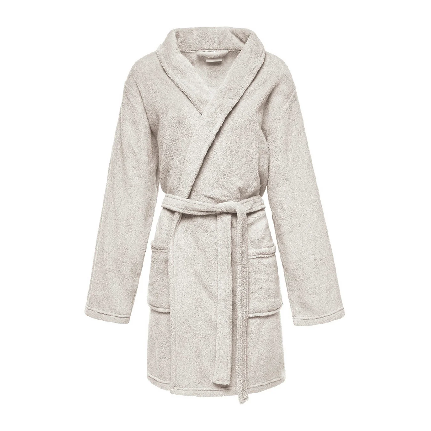 Robe De Chambre - Gris Clair - Uni - Image 4