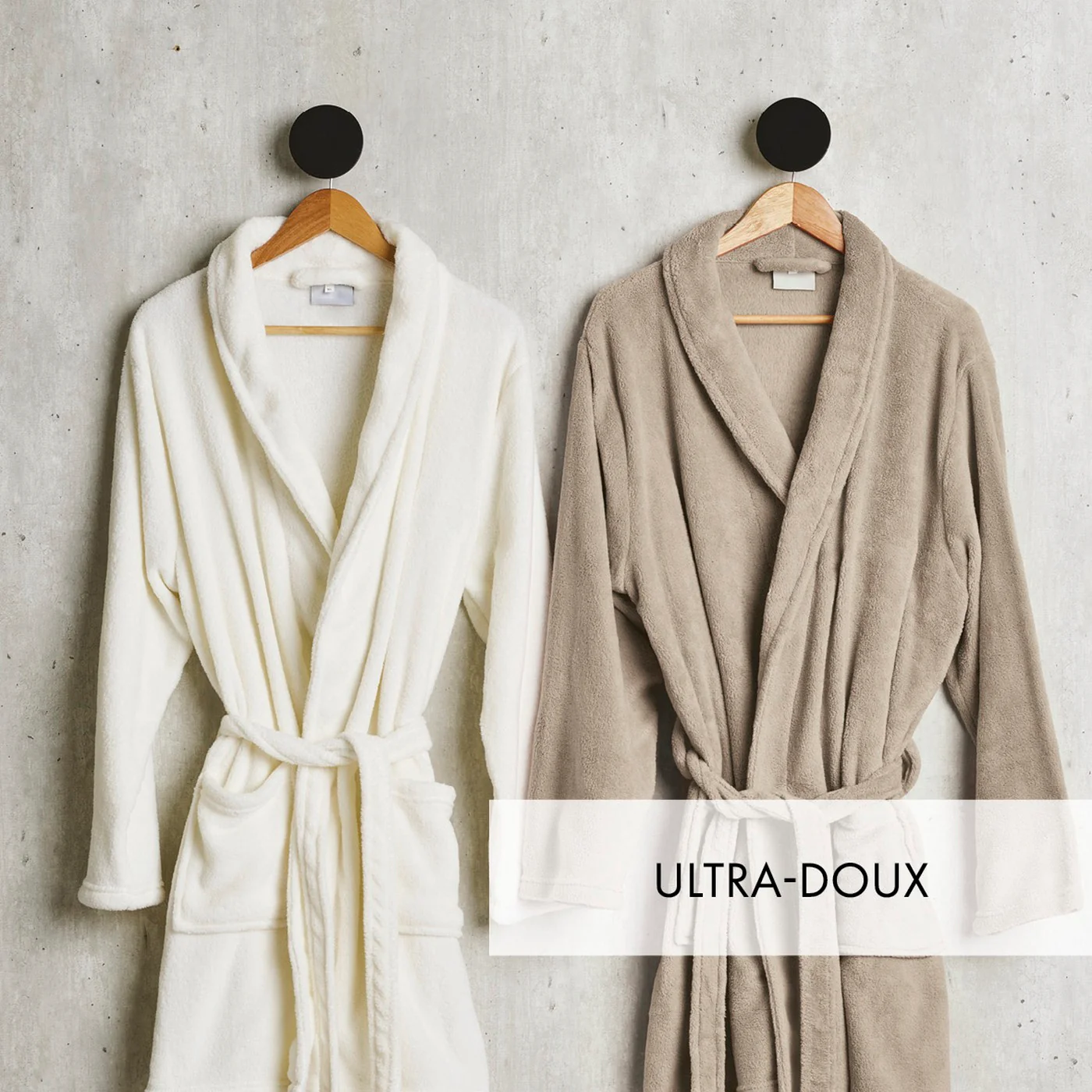 Robe De Chambre - Taupe - Uni - Image 5
