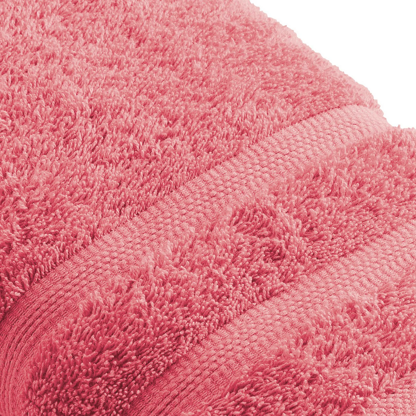 Set De 2 Draps De Bain - Rose Hibiscus - Vague - Image 5