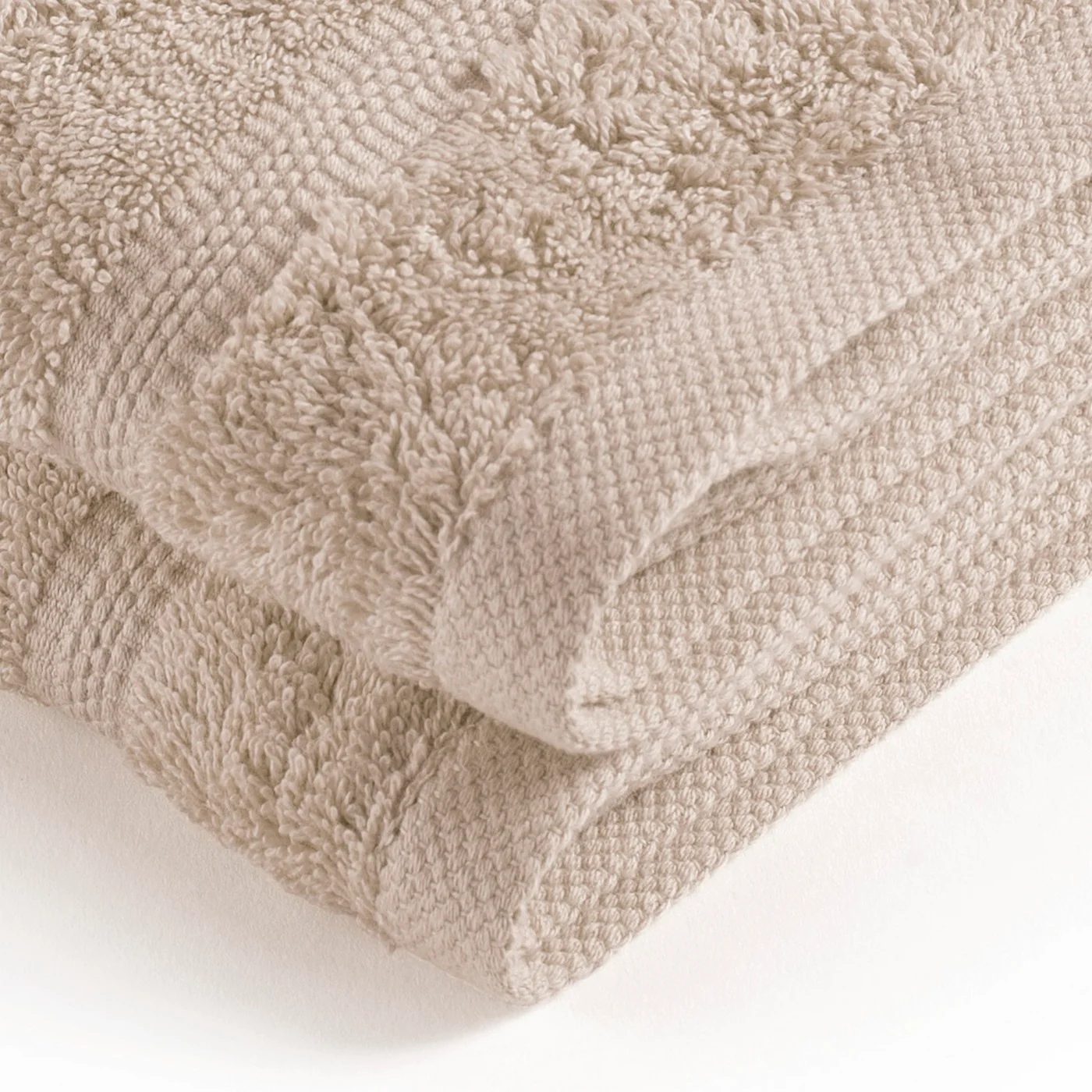 Set De 2 Essuie-Mains - Taupe - Vague - Image 5