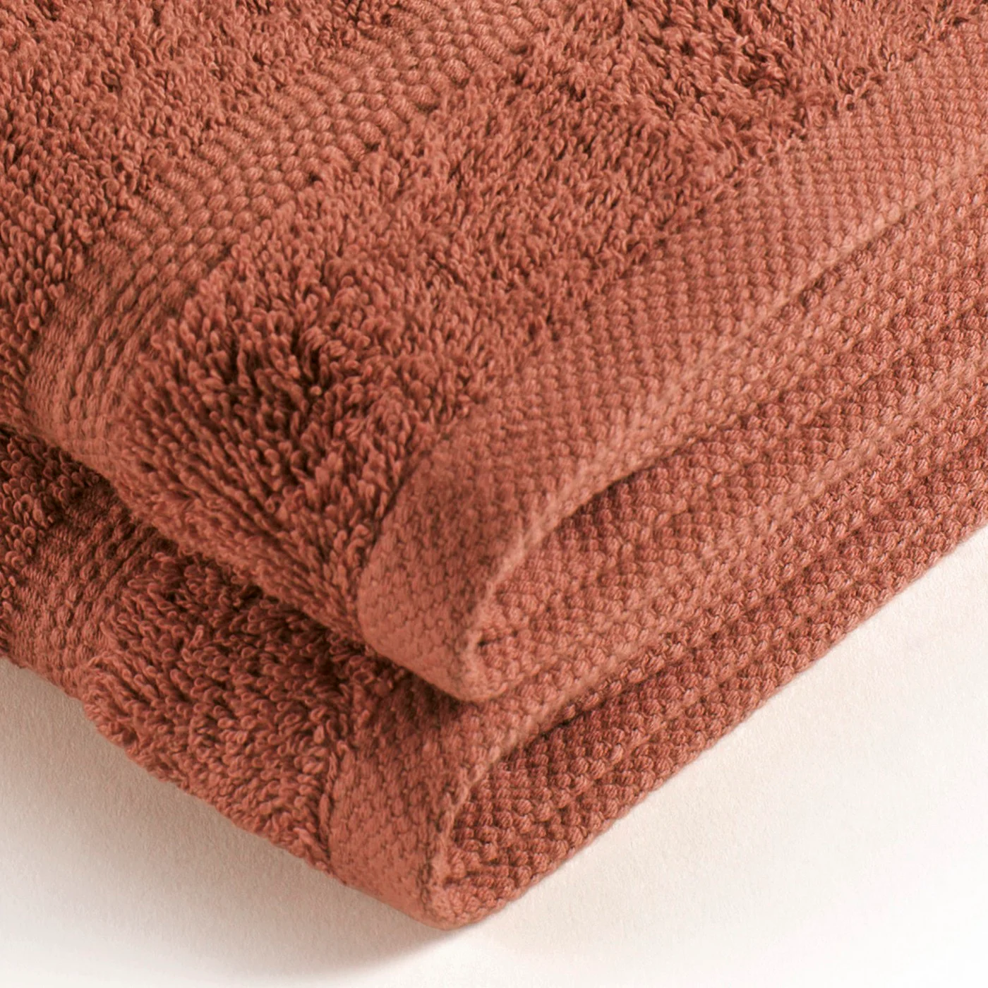Set De 2 Essuie-Mains - Terracotta - Vague - Image 5