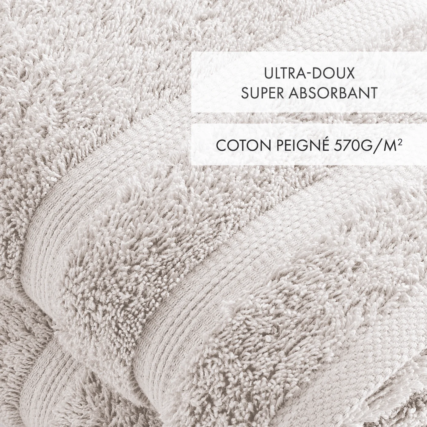 Set De 2 Serviettes - Sable - Vague - Image 3