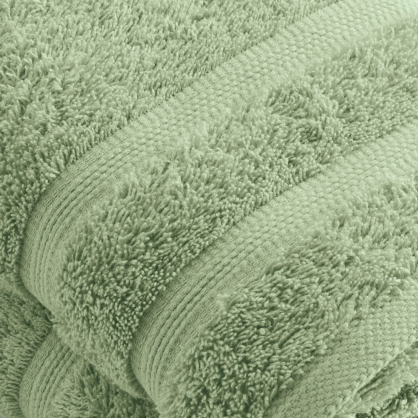 Set De 2 Serviettes - Vert Amande - Vague - Image 5